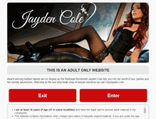 Tablet Screenshot of clubjayden.com